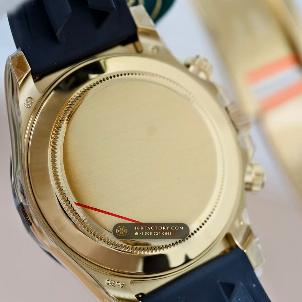 Rolex Cosmograph Daytona 18K Yellow Gold Geneva Atelier Spec Ref. 116518LN — XRF Certified Edition — Studio Gallery Plate VII in 18K Yellow Gold Au750 (160.7g Verified Mass, Rolex Manufacture Cal. 4130 - 72h Power Reserve)
