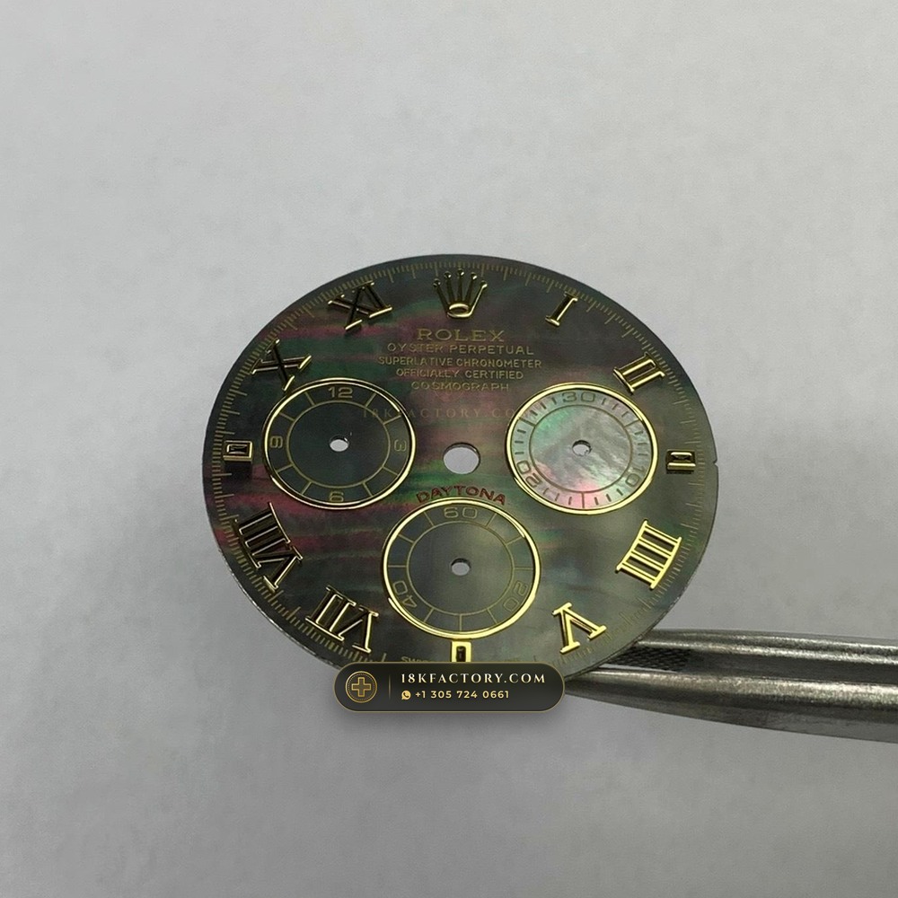 Rolex Cosmograph Daytona Tahitian Mother-of-Pearl Dial 18K White Gold Geneva Atelier Spec Ref. 126509 — XRF Certified Edition — Studio Gallery Plate IX in 18K White Gold Au750 (216.3g Verified Mass, Rolex Manufacture Cal. 4131 - 72h Power Reserve)