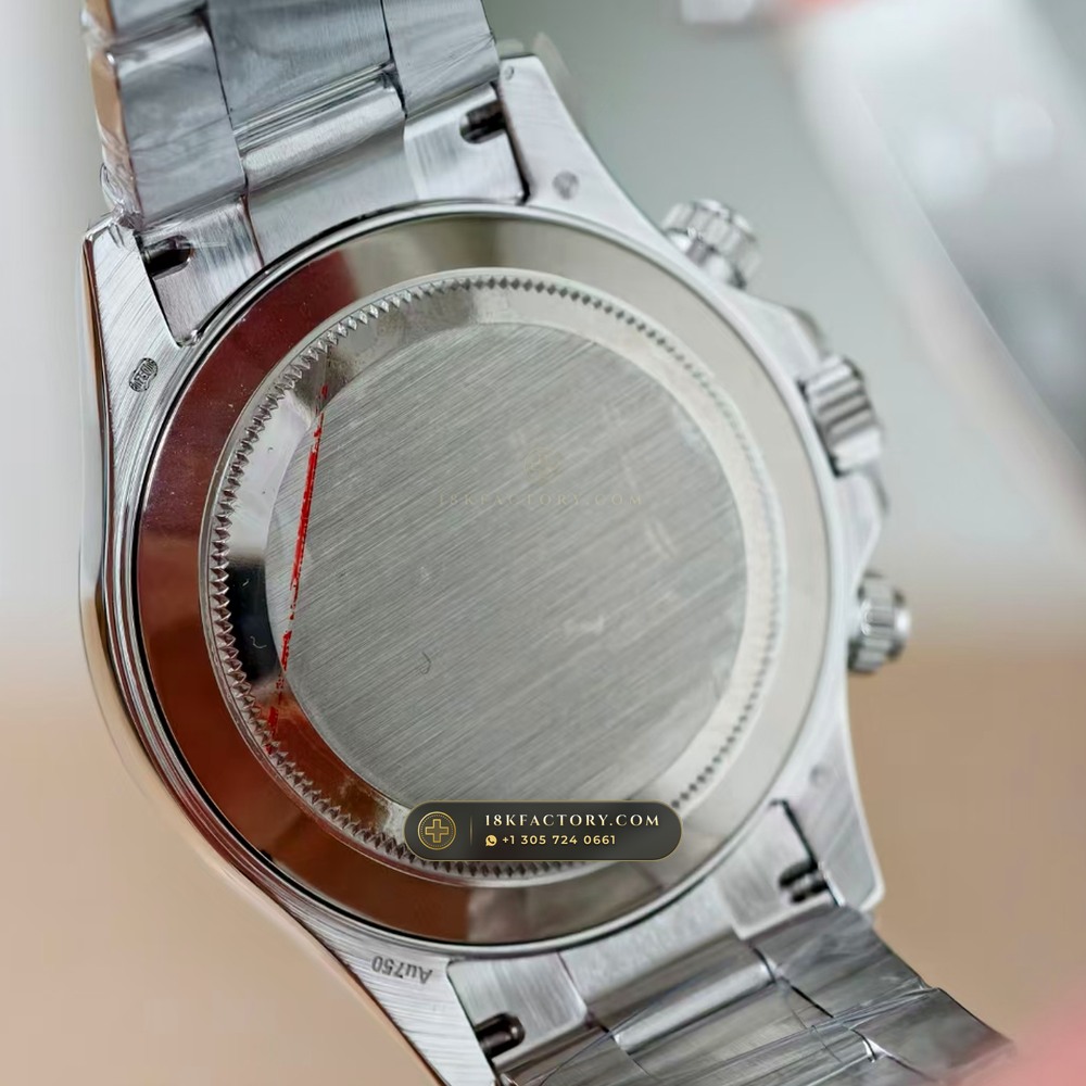 Rolex Cosmograph Daytona Beach Roman Mother-of-Pearl Dial 18K White Gold Ref. 116519 — XRF Certified Edition — Studio Gallery Plate VII in 18K White Gold Au750 (139.0g Verified Mass, Rolex Manufacture Cal. 4130 - 72h Power Reserve)