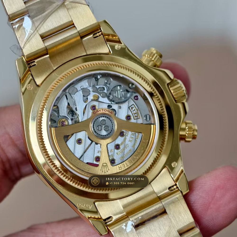 Rolex Cosmograph Daytona Le Mans 100th Anniversary 18K Yellow Gold Ref. 126528LN — XRF Certified Edition — Studio Gallery Plate VII in 18K Yellow Gold Au750 (216.9g Verified Mass, Rolex Manufacture Cal. 4132 - 24h Le Mans)