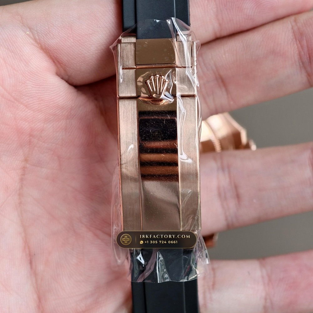 Rolex Yacht-Master 40 18K Everose Gold Ref. 126655 — XRF Certified Edition — Studio Gallery Plate VII in 18K Rose Gold Au750 (153.1g Verified Mass, Rolex Manufacture Cal. 3235 - 70h Power Reserve)